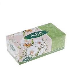 اکتیو دستمال کاغذی 300برگ سفید